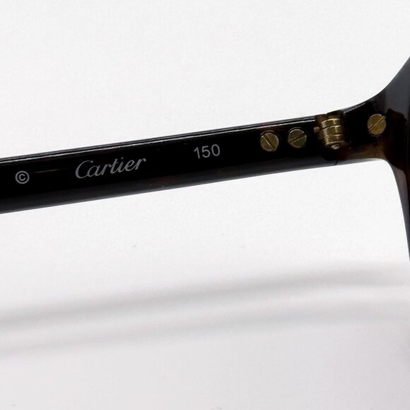 NEW CARTIER CT0011SA 002 HAVANA UNISEX SUNGLASSES CARTIER main image 8
